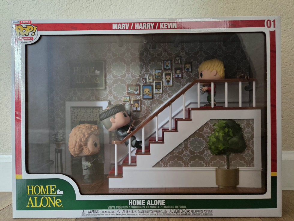 Deluxe Funko Pop! Moment Home Alone Marv/Harry/Kevin