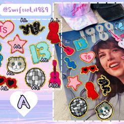 Taylor Swift Inspired Patches Set