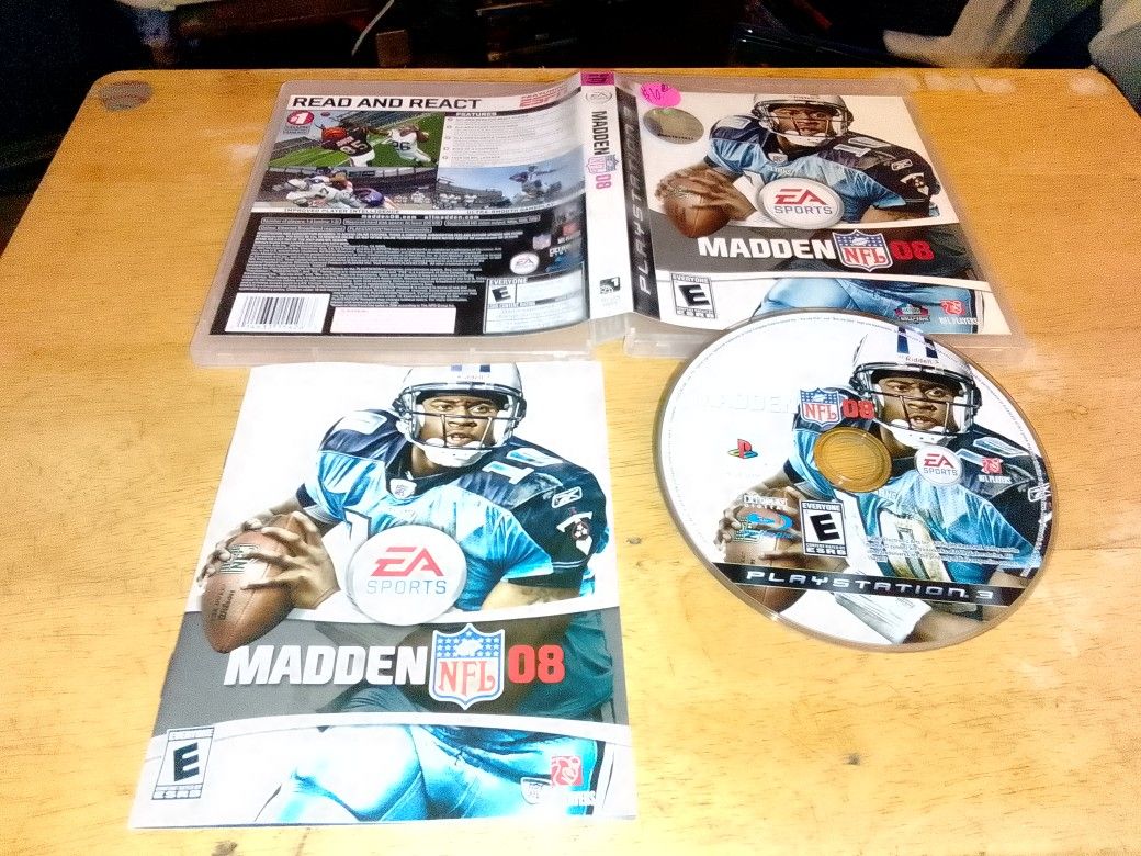 PS3 Game EA Sports Madden NFL Football 08