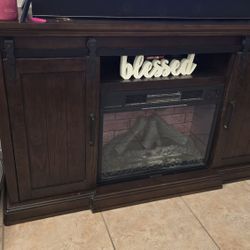 Entertainment Center w/ Fireplace 