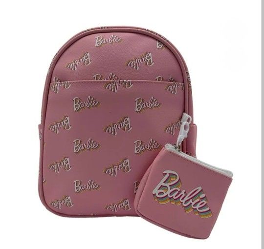 Barbie Small Backpack With Change Purse.  Brand New With Tags