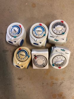 6 Timex 24hour appliance Timers