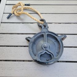 Vintage Cast Iron Pulley