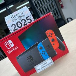 Nintendo Switch V2 Gaming Console New - Pay $1 today and pay the rest later -