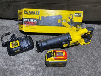DEWALT FLEXVOLT 60V MAX Brushless Reciprocating Saw with (1) FLEXVOLT 9.0Ah Battery