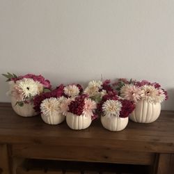 Pumpkin With Floral Centerpieces