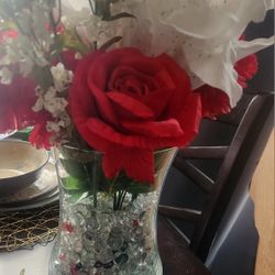 Glass Wedding Vases For Center Pieces. 