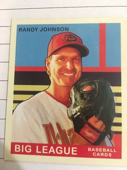 Baseball cards Randy Johnson MVP 10 season