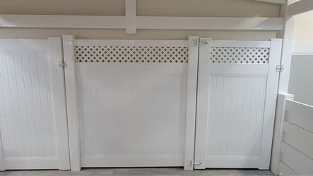Vinyl fence and gates