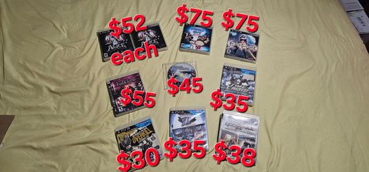 Sony PlayStation 3 ps3 games $$$