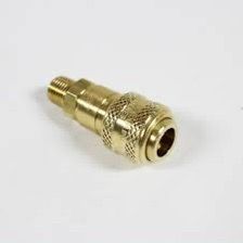 Quick Disconnect, Brass, 1/4" Cplg To 1/4" Male Npt, 300psi