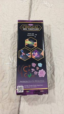 Rose art crystal gem creation deluxe orchid 86 piece