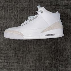 Air Jordan 3 Retro “White/Metallic Silver-White”