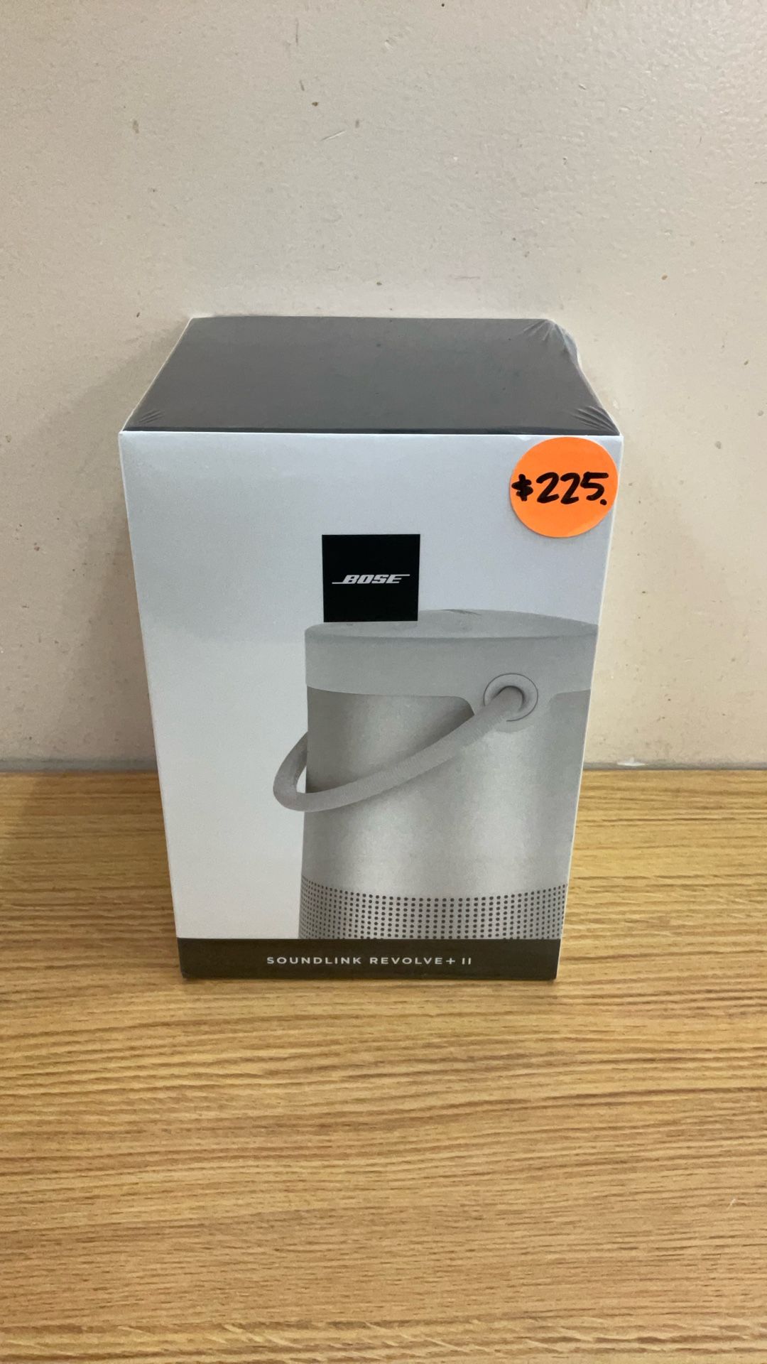 BOSE SOUNDLINK REVOLVE + II PORTABLE BLUETOOTH SPEAKER.