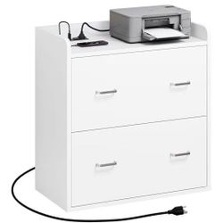 File Cabinet With Power /Charging 