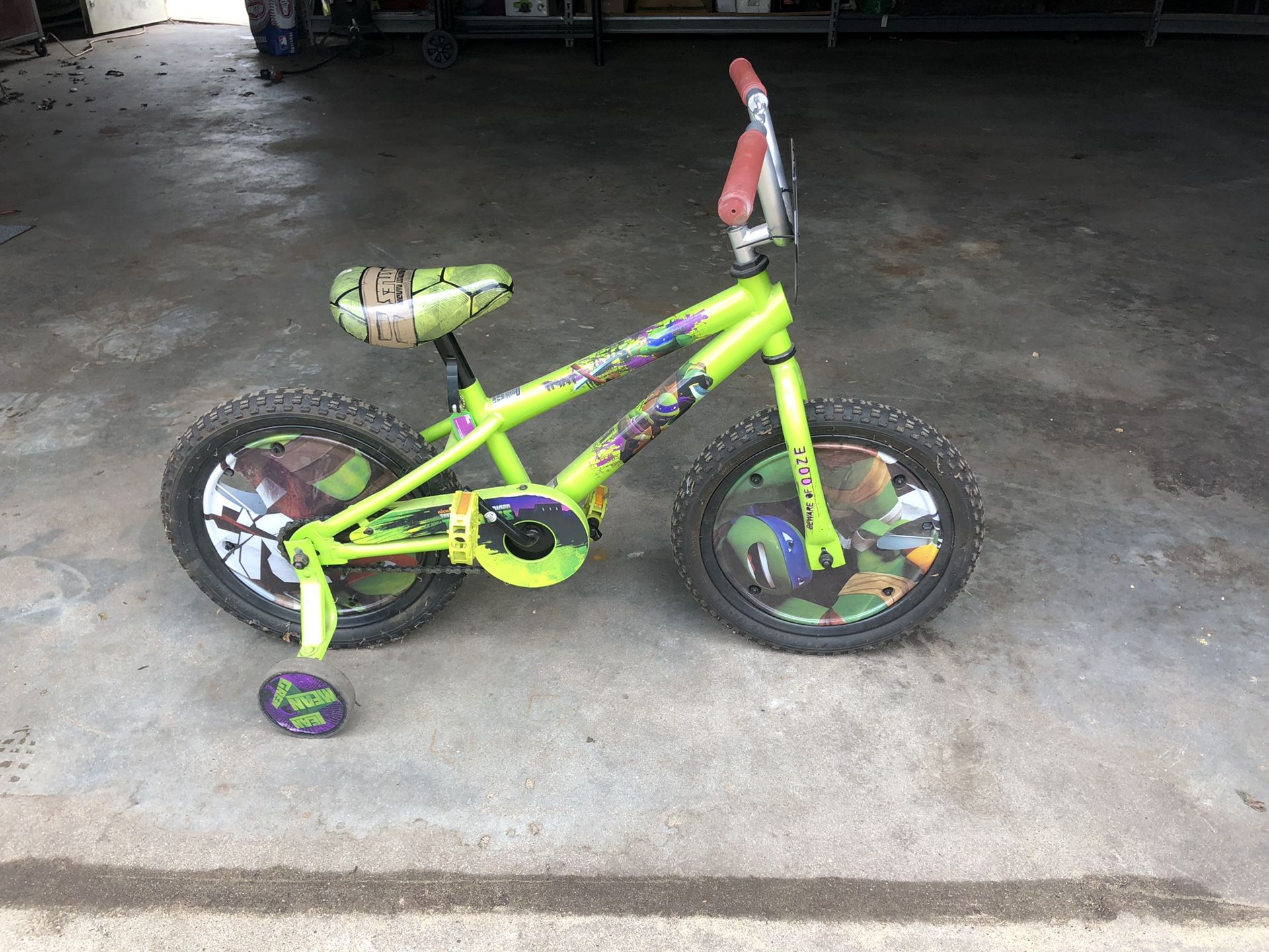 16" Teenage Mutant Ninja Turtles Bike