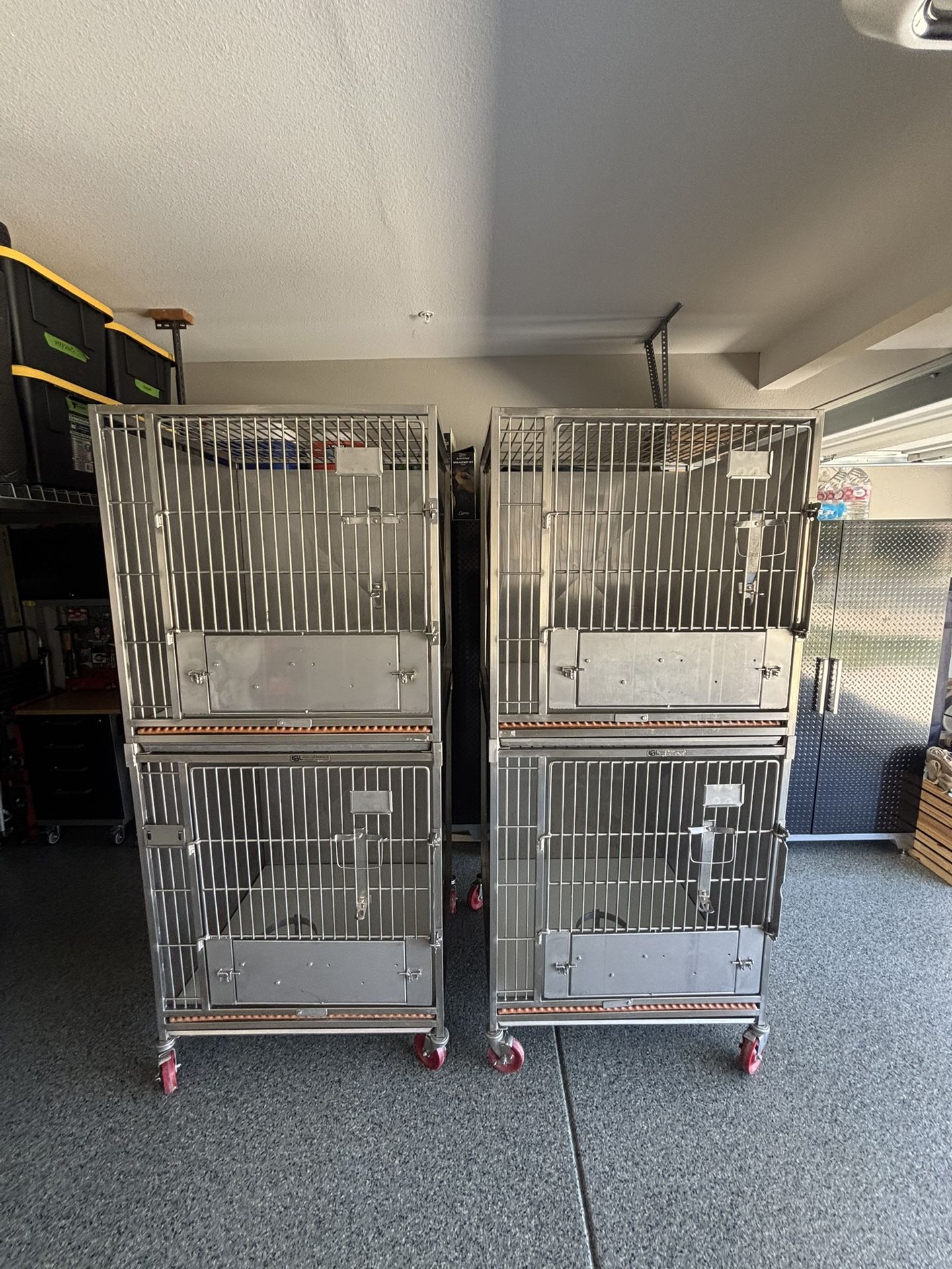 🔥 🐶 COMMERCIAL STAINLESS DOG/CAT KENNELS 🐱 🔥 