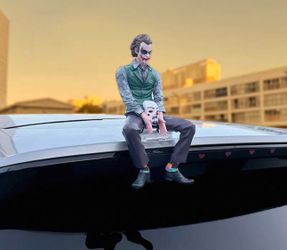 Joker figure car display
