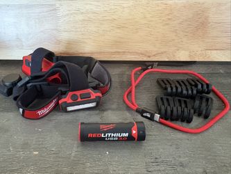 Milwaukee 600 Lumens LED REDLITHIUM USB Low-Profile Hard Hat Headlamp