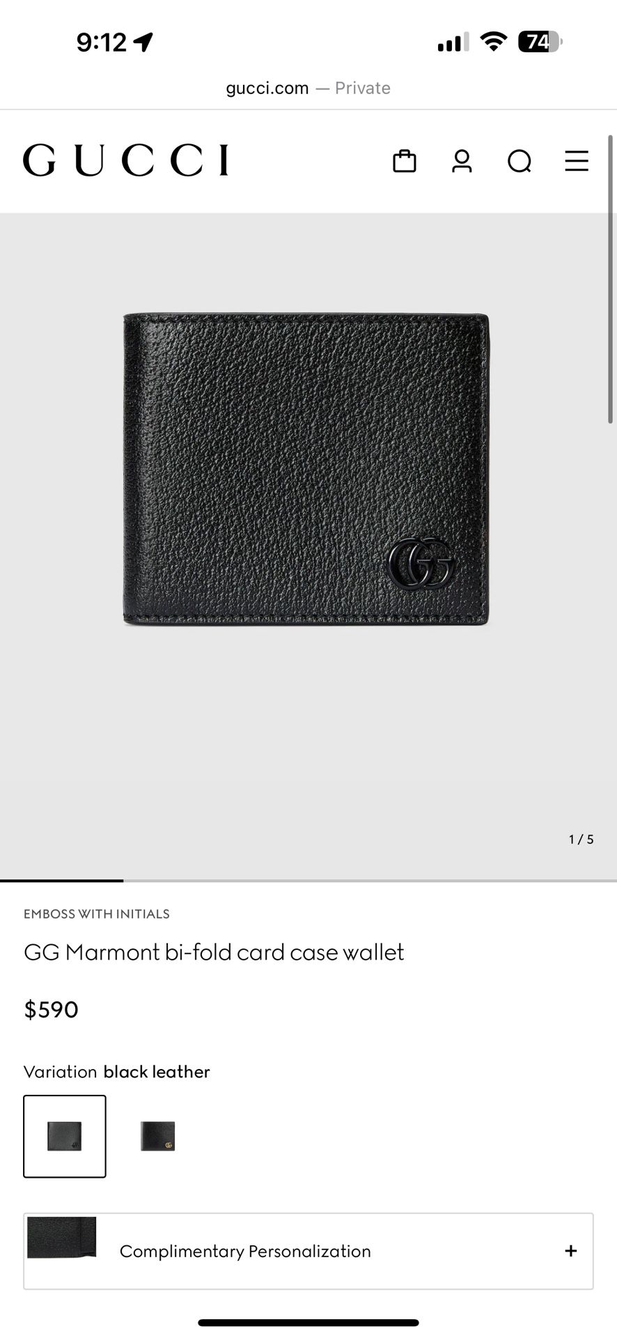 Gucci Wallet Brand New