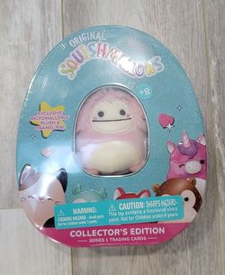 Squishmallow Collectors Tin Brina The Big Foot.
