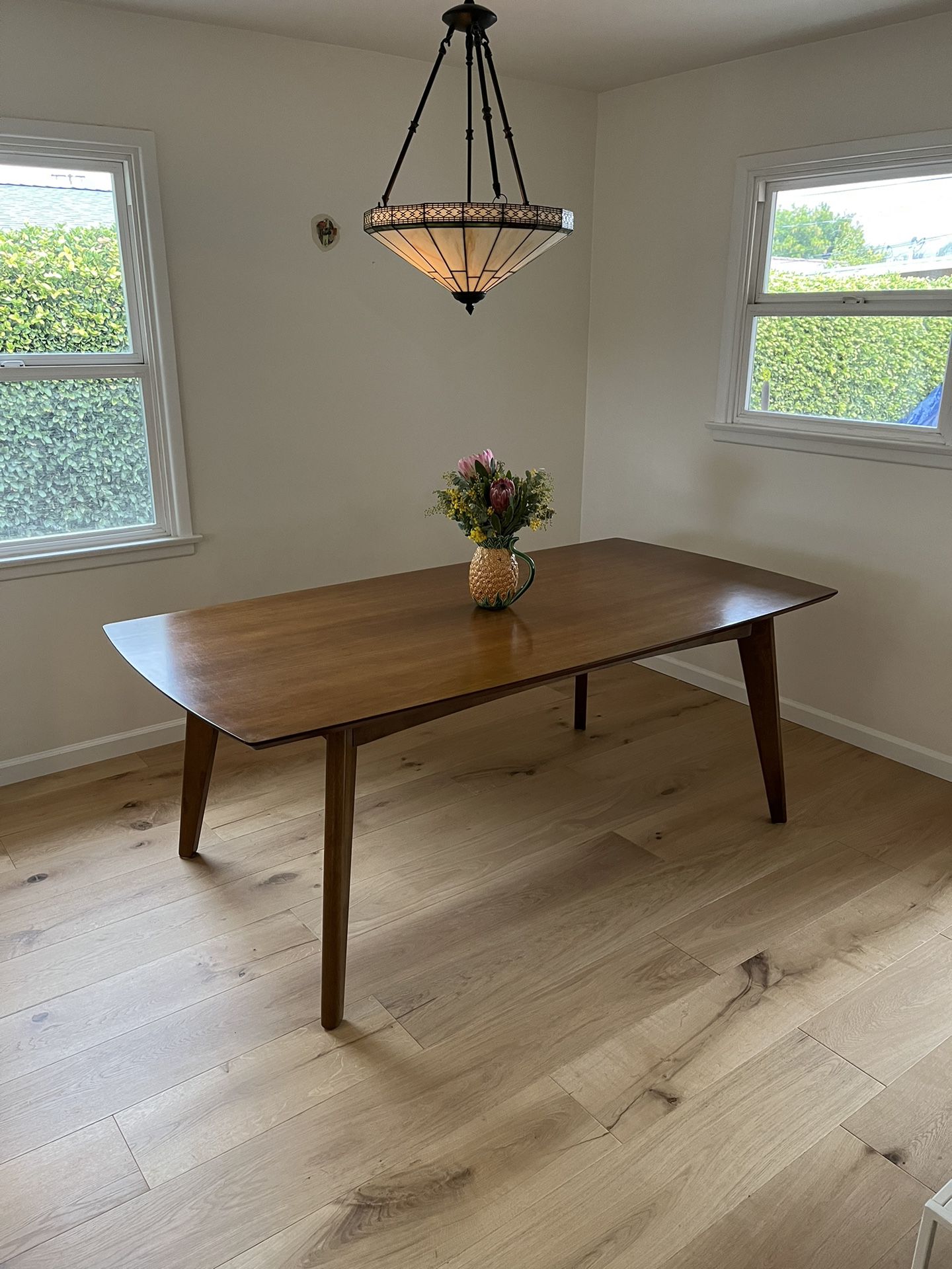 MCM style Dining Table Solid Wood