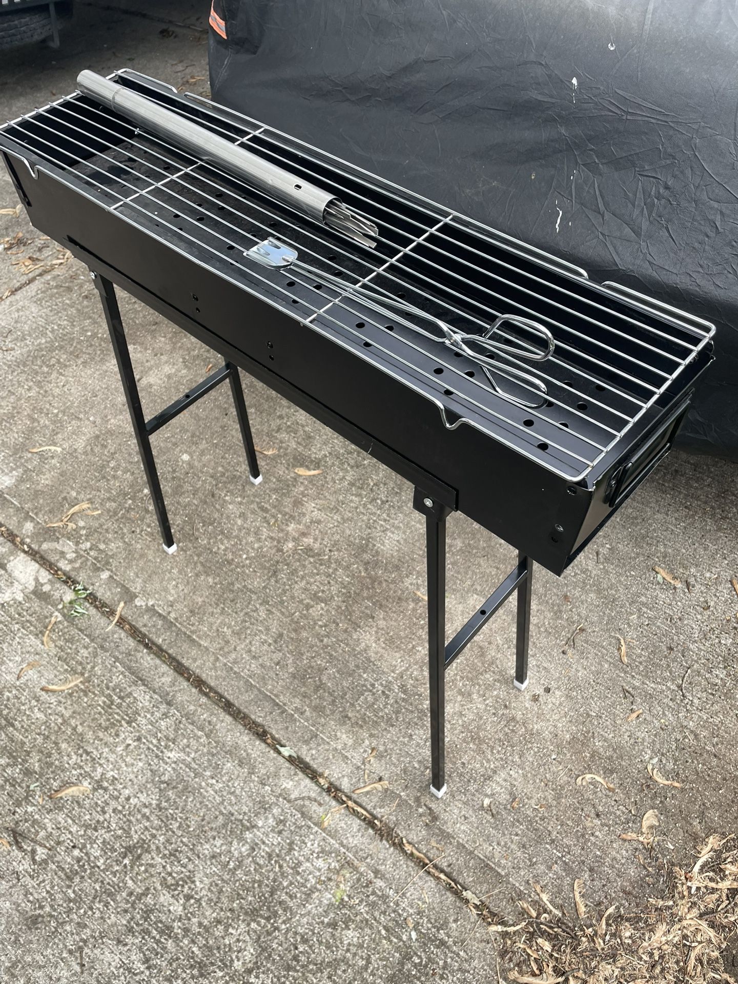 Portable Hibachi Grill With Stand
