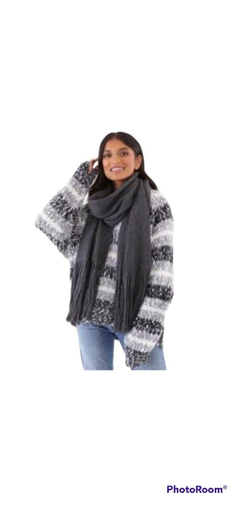 Lucky Brand Oversized Winter Scarf