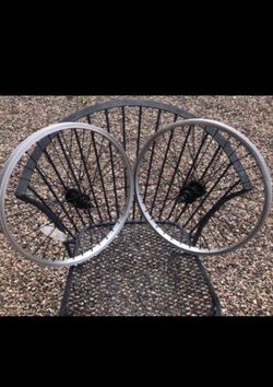20” OLDSCHOOL 36H WHEELS 3/8 Axels