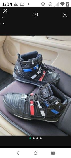 NIKE ZOOM BABERSHOP LEBRON JAMES MEN SIZE 8 ! Look On Our Page LOTS More Shoes