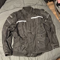Men’s Motorcycle Jacket Tour master Size LG