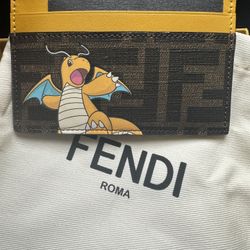 Fendi X frgmt X Pokemon Dragonite Card Holder