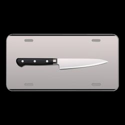 License Plate Novelty Car Front Knife Kitchen Sharp Restaurant