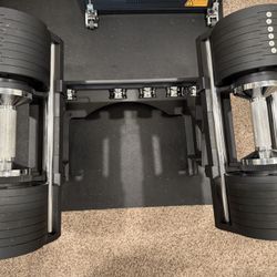 Snode adjustable DBs (80lbs Each) With Metal Stand