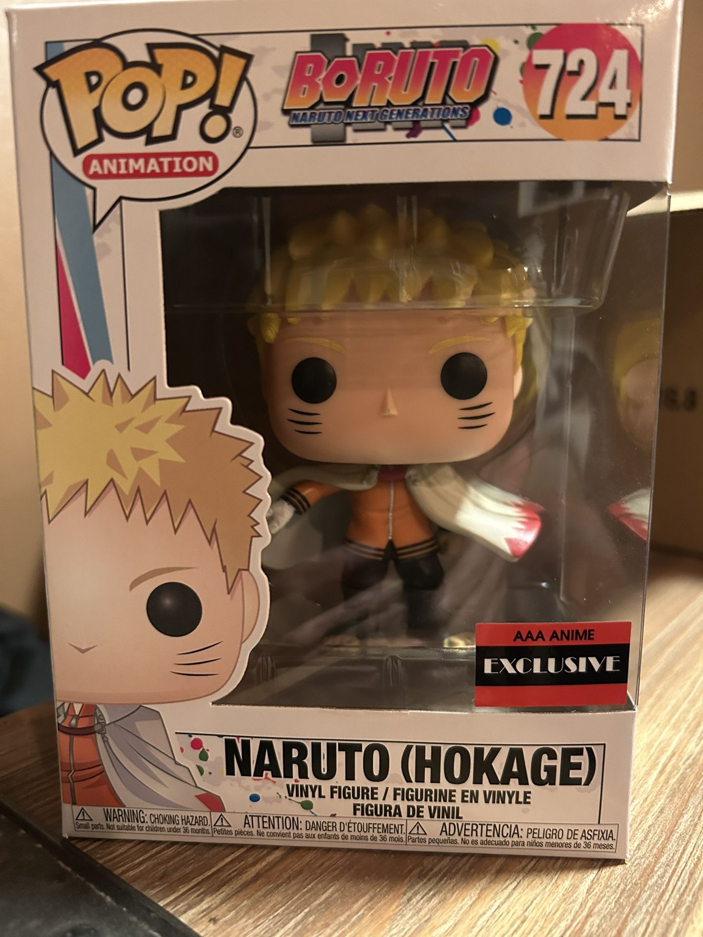 Funko Pop! Animation Boruto Naruto (Hokage) AAA Anime Exclusive Figure #724