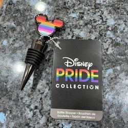  Disney Pride collection Mickey Mouse Bottle stopper.   brand new never opened. 