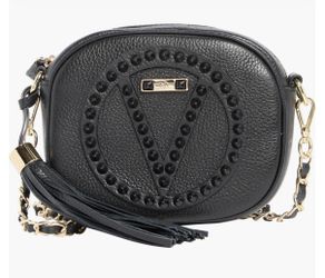 VALENTINO BY MARIO VALENTINO Nina Rockstud Leather Crossbody Bag NWT Dust Bag