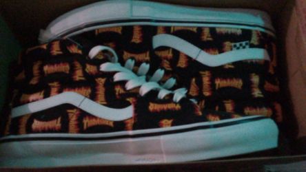 VANS MENS Sk8-Hi "Allover Thrasher Logo