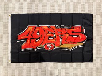 San Francisco 49ers Banner Flag 3’ x 5’ polyester