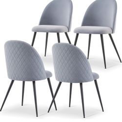 Velvet Dining Chairs Set Of 4