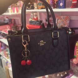 Coach Black Purse (cherry Is separate)