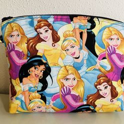 Disney Pack Of Princess Zipper Pouch 