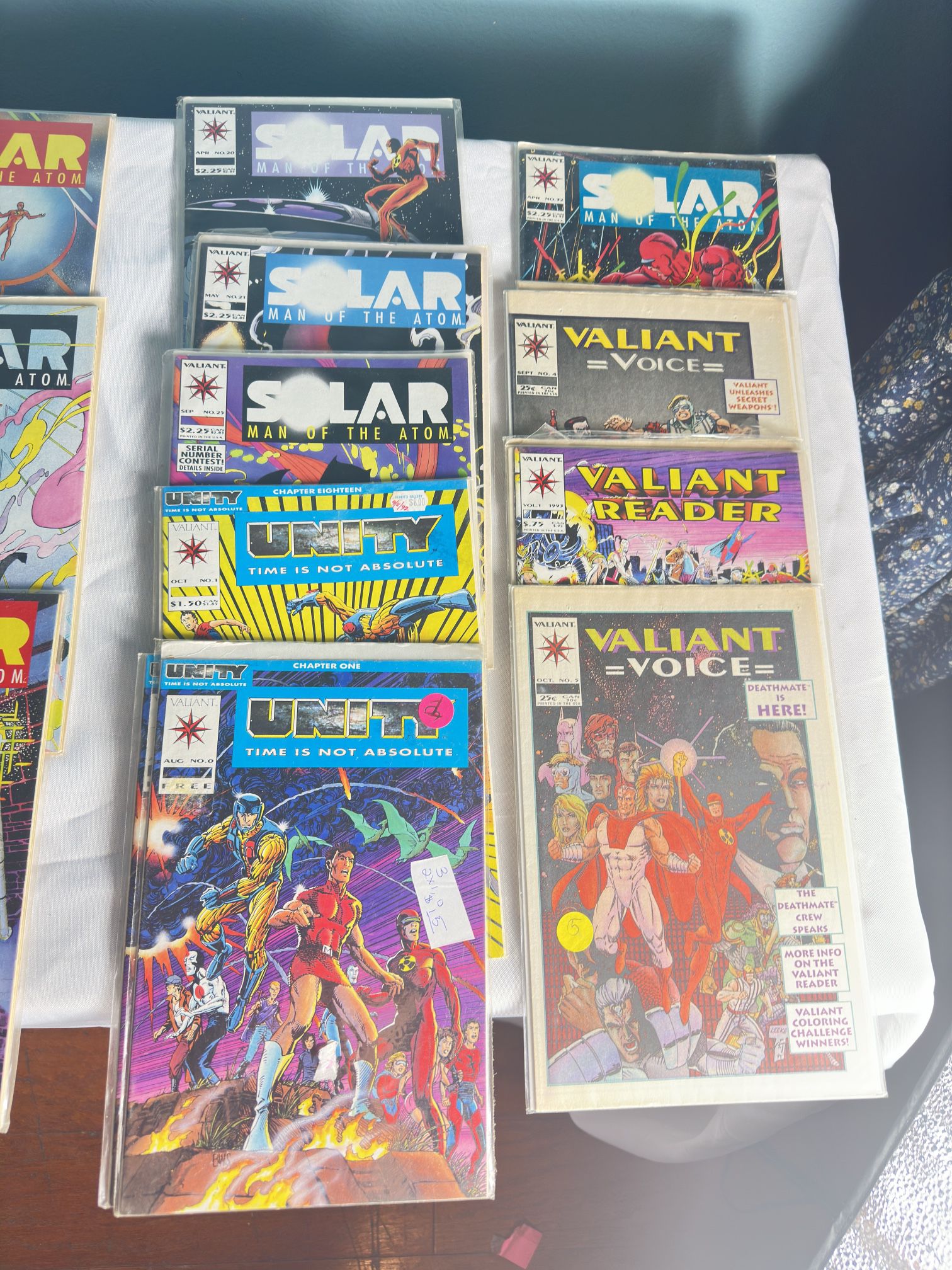 Vintage Valiant Comic Book Lot Of 16 Solar Man Of Atom 