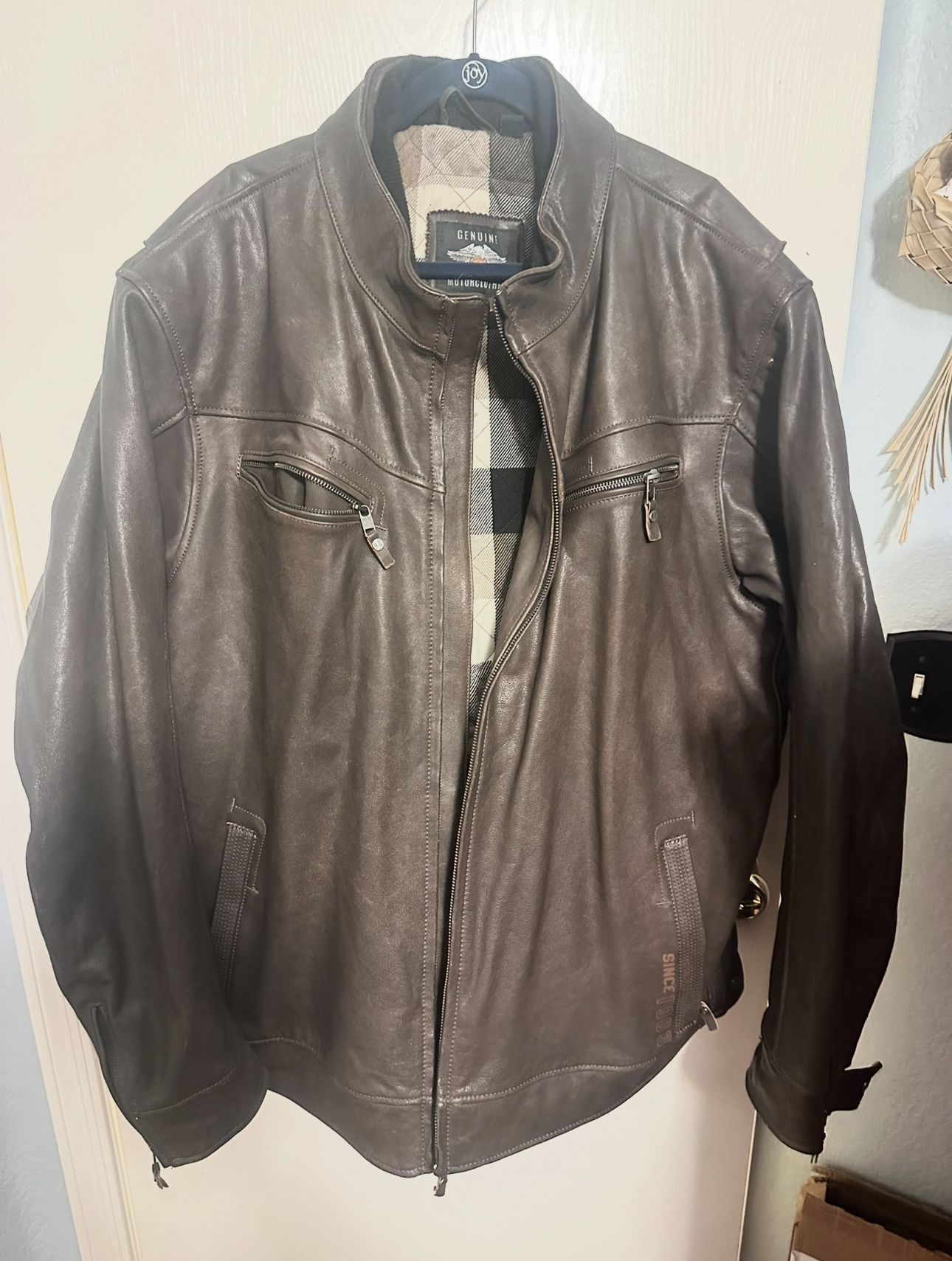 Men’s Harley Davidson leather Jacket- 4X