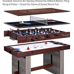Brand New 4 In One Game Table