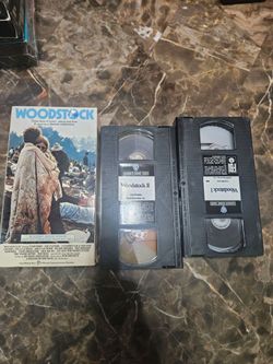 Warner Home Video Woodstock VHS 2-Tape Set