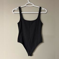 American Eagle Black Thong Bodysuit
