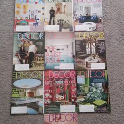 13 Decor Magazines ( Price For All ) 