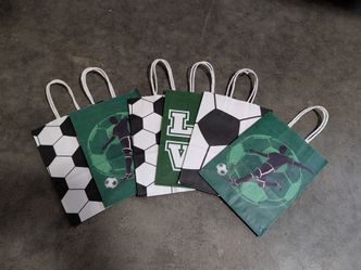Soccer Kraft Party Favor Treat Bags - Everett, Wa