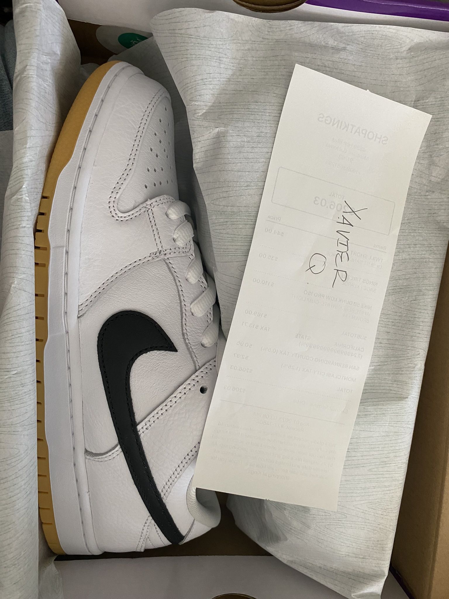 White Him SB- Size 11